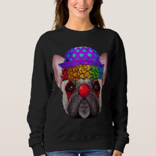 Sweatshirt Costume de cirque de carnaval de bouledogue frança