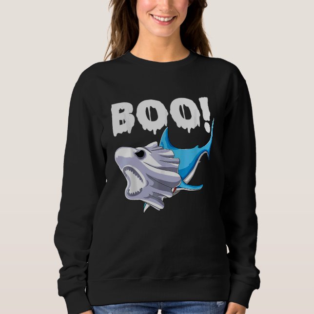 Sweatshirt Costume de fantôme effrayant pour Halloween pour g (Devant)