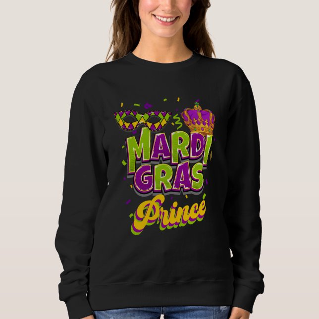 Sweatshirt Costume de fête de célébration de Mardi Gras Mardi (Devant)