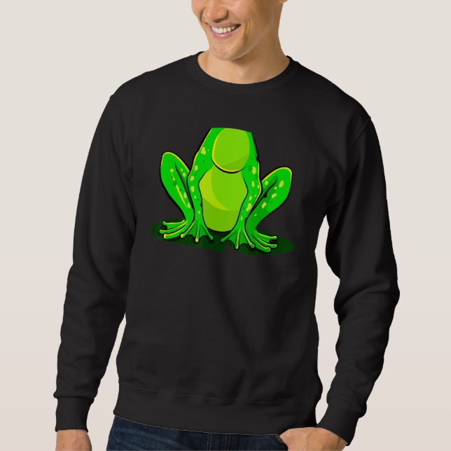 Sweatshirt Costume de grenouille Halloween Green Toad Kids Ho (Devant)