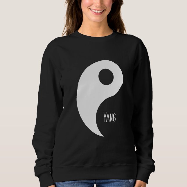 Sweatshirt Costume de jumelage des couples plus faciles Yin Y (Devant)