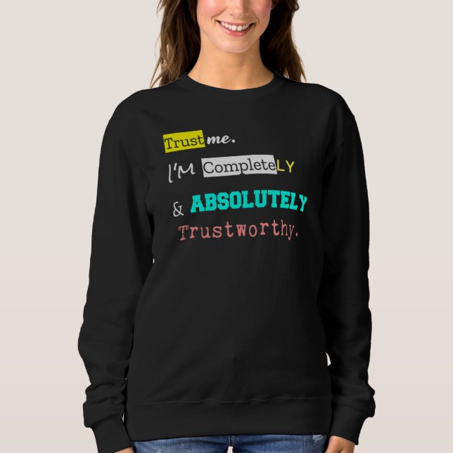 Sweatshirt Costume de la fête du Mystère du Meurtre Faites-mo (Devant)