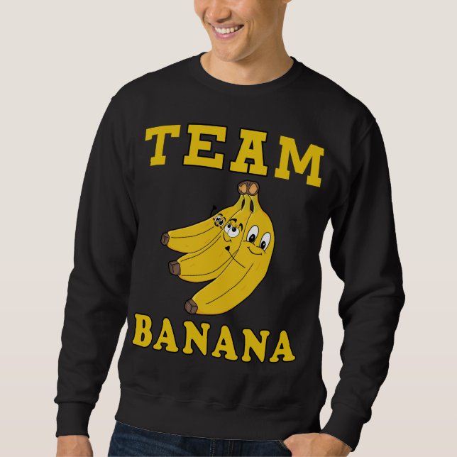 Sweatshirt Costume de l'équipe Banana Funny (Devant)