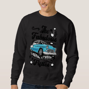 Sweatshirt Costume de les années 50 Sock Hop Retro Car Grease