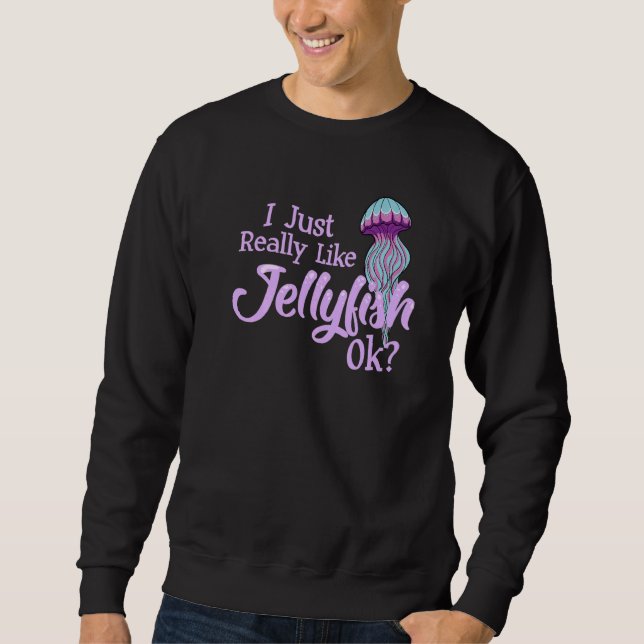 Sweatshirt Costume de méduse Cnidarian Jelly Poisson (Devant)