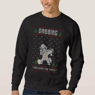 Sweatshirt Costume de Noël Hanukkah Chandelier juif Candle M