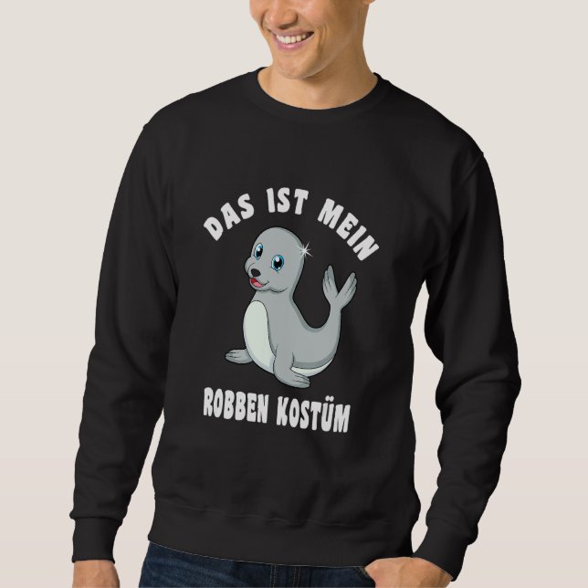 Sweatshirt Costume de phoque Mélange Seal de Lion de mer (Devant)