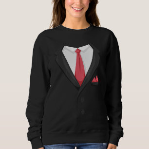 Sweatshirt Costume de robe fantaisie Cravate de Tuxedo Carnav