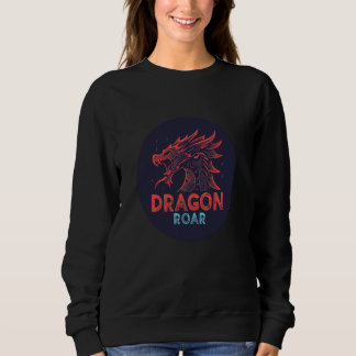 Sweatshirt Costume de tête de dragon torride cool pour homme