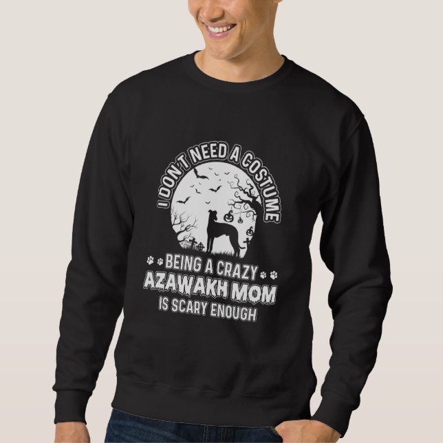 Sweatshirt Costume D'Effraction Pour Azawakh Maman Meilleur P (Devant)