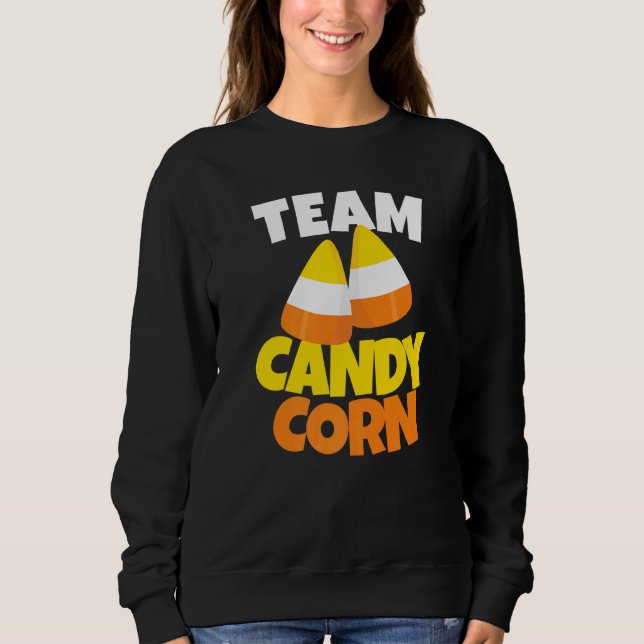 Sweatshirt Costume d'Halloween Candy Corn Lazy (Devant)