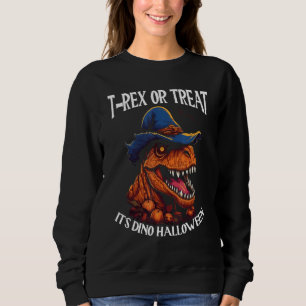 Sweatshirt Costume d'Halloween de dinosaure Dino Citrouille d