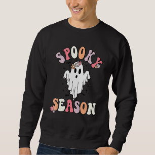 Sweatshirt Costume d'Halloween de fantôme mignon de saison ef