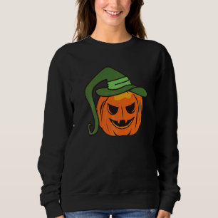 Sweatshirt Costume d'Halloween paresseux de citrouille effray