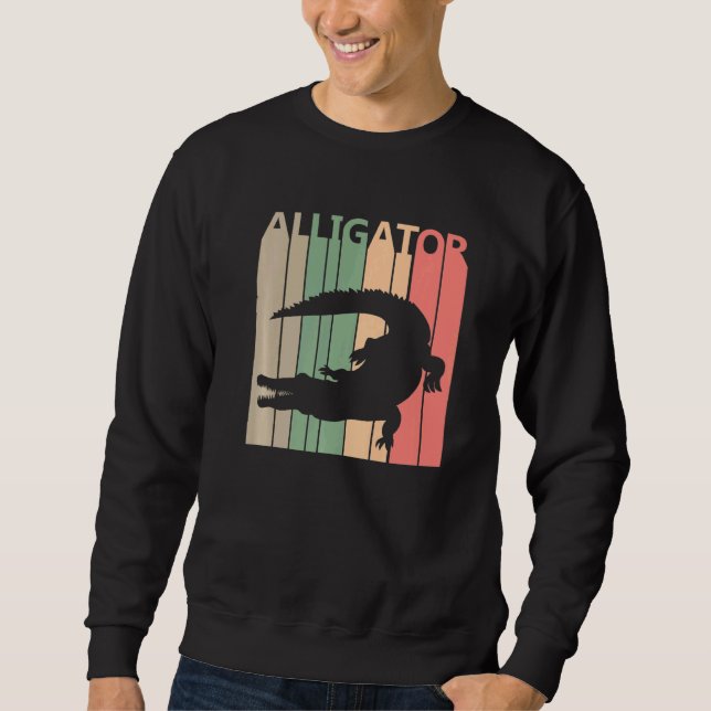 Sweatshirt Costume drôle d'alligator (Devant)