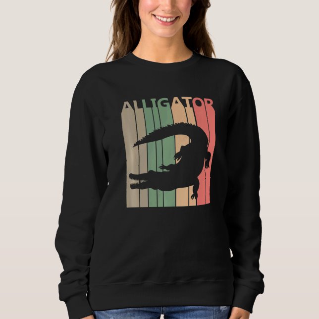 Sweatshirt Costume drôle d'alligator (Devant)