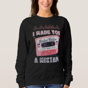 Sweatshirt Costume rétro 80s 90s Cassette Vintage Je Vous Ai 
