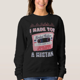 Sweatshirt Costume rétro 80s 90s Cassette Vintage Je Vous Ai