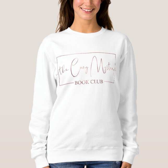 Sweatshirt Cosy Mystère Club de lecture (Devant)