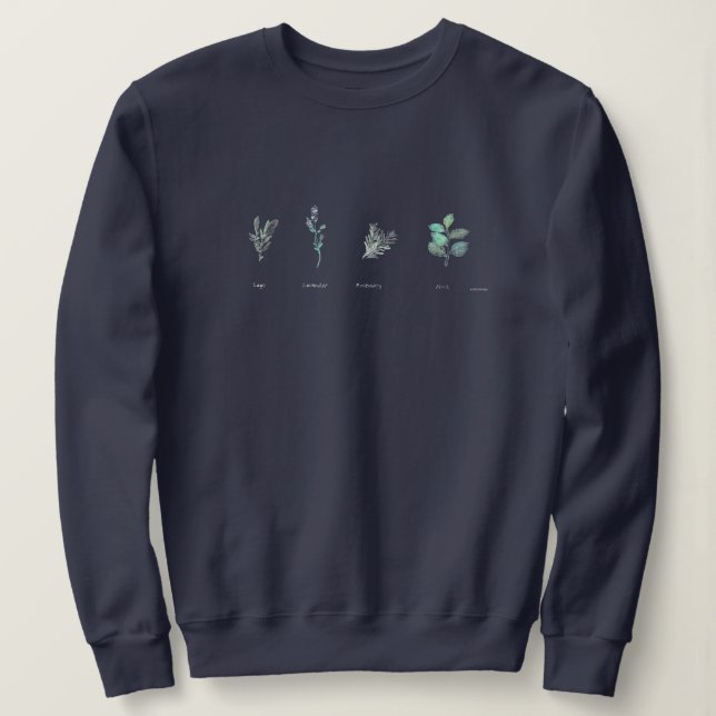 Sweatshirt Cosy Plante d'automne (Design devant)