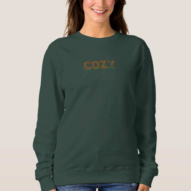 Sweatshirt Cosy saison automne design automne (Devant)