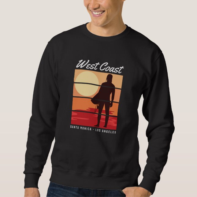 Sweatshirt Côte Ouest Père Noël Monica (Devant)