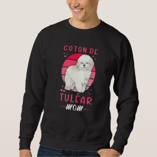 Sweatshirt Coton De Tulear Maman Propriétaire De Chien Coton