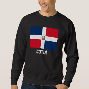 Sweatshirt Cotuí République dominicaine Drapeau Emblem Escudo