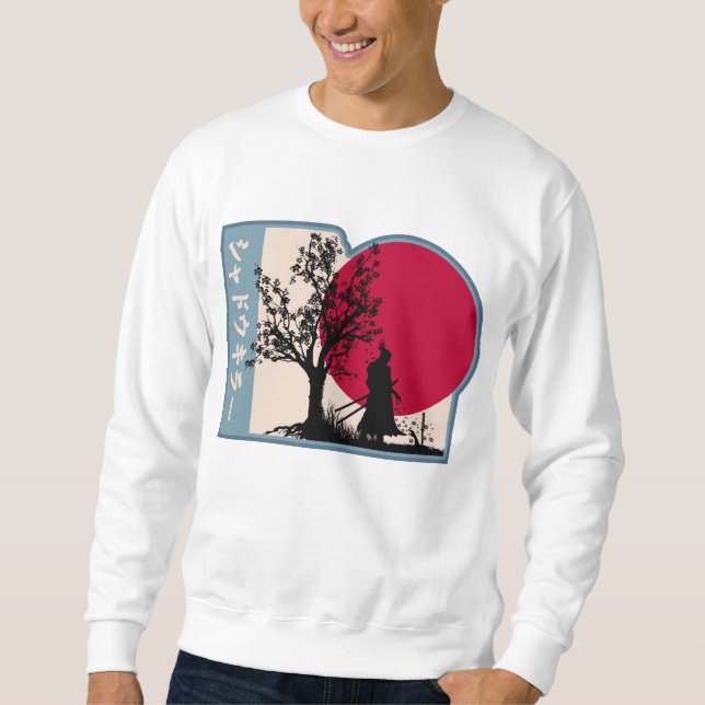 Sweatshirt Couche d'ombre Samurai (Devant)