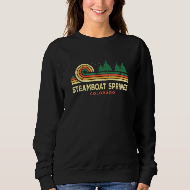 Sweatshirt Coucher de soleil à Evergreen Steamboat Springs Fo (Devant)