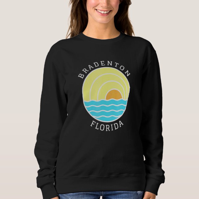 Sweatshirt Coucher de soleil Bradenton Florida (Devant)