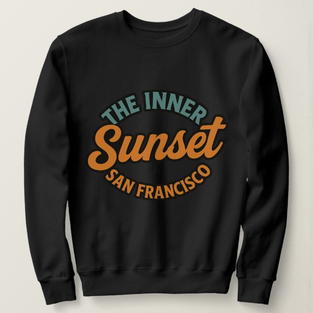 Sweatshirt Coucher de soleil intérieur San Francisco (Design devant)
