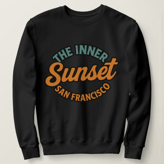 Sweatshirt Coucher de soleil intérieur San Francisco (Design devant)