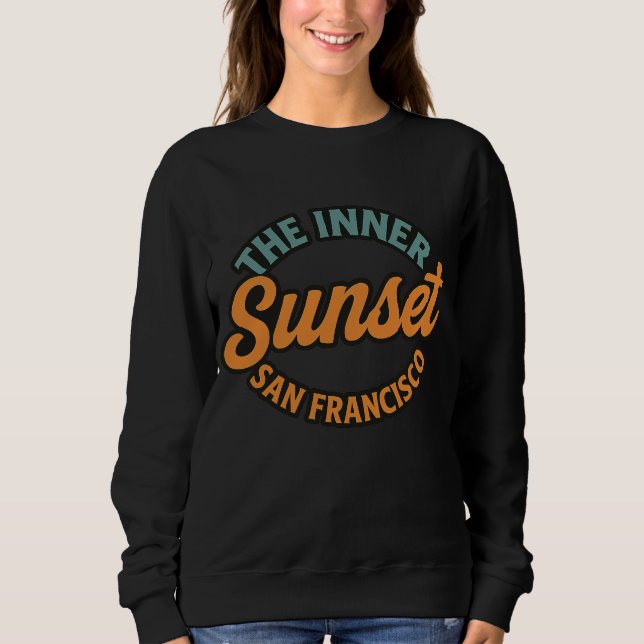 Sweatshirt Coucher de soleil intérieur San Francisco (Devant)