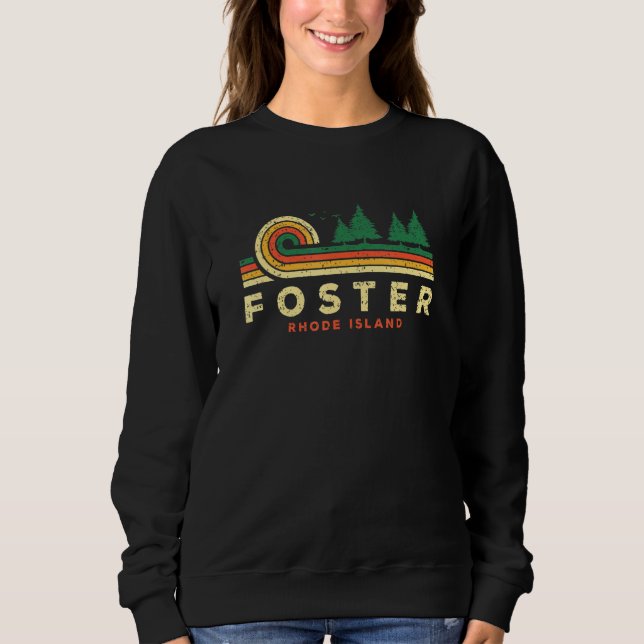 Sweatshirt Coucher de soleil persistant Foster Forest Rhode I (Devant)