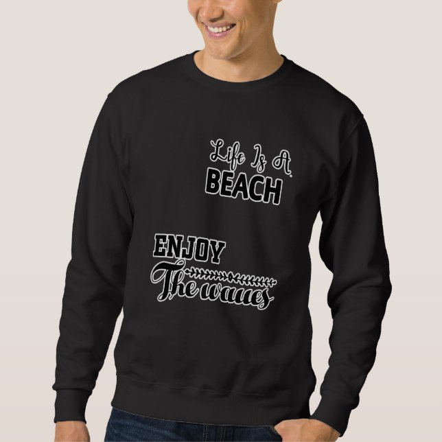 Sweatshirt Coucher de soleil Vintage rétro Aloha Hawaii (Devant)