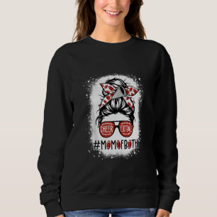 Sweatshirt Coucou De Football Cheerleader Maman Des Deux Chev