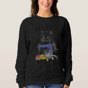 Sweatshirt Coudre parce que meurtre est mal Chats