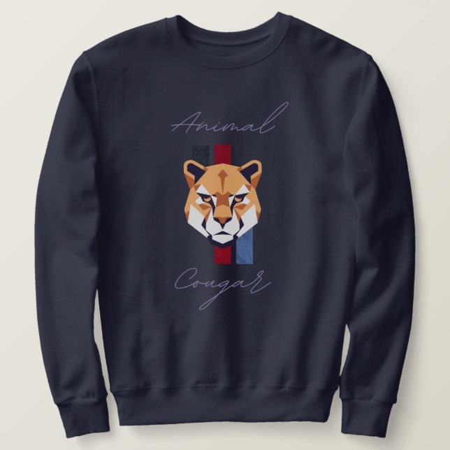 Sweatshirt cougar head (Design devant)