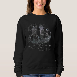 Sweatshirt Couleur foncée Toujours lire