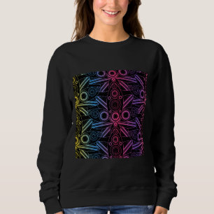 Sweatshirt Couleur Lotus Rainbow Noir
