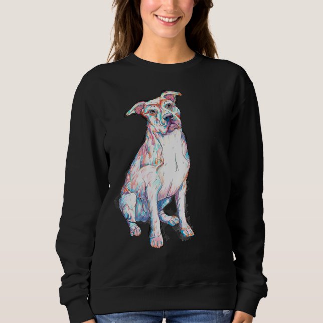 Sweatshirt Couleur Pit Bull (Devant)