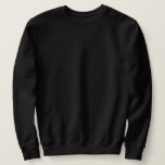 Sweatshirt Couleur solide noire classique intemporelle<br><div class="desc">Sweetshirt classique et accessoire de mode de déclaration décontracté imprimé avec l'illustration de design d'art graphique classique en noir massif couleur classique et sélection de produits de la collection de TheFabricSeal sur demande shop à l'adresse Zazzle.com #ZazzleMade https://www.zazzle.com/store/thefabricseal TheFabricSeal ©️ Original. Le noir est une couleur qui est le résultat...</div>