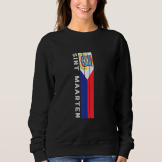 Sweatshirt Couleurs du drapeau de Saint-Martin