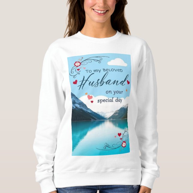 Sweatshirt couleurs romantiques comme bleu clair et pastels d (Devant)