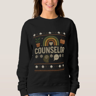 Sweatshirt Counselor Christmas Sweater – Festive Holiday Desi
