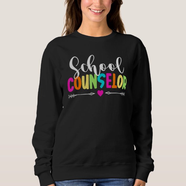 Sweatshirt Counselor Squad Teacher  Back To School (Devant)