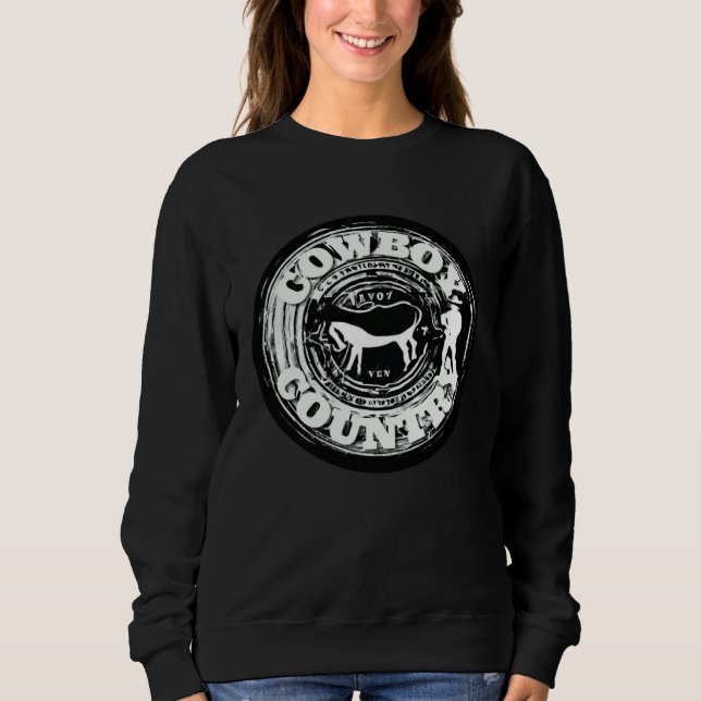 Sweatshirt Country Branding Irons Music Western Aesthetics Fa (Devant)