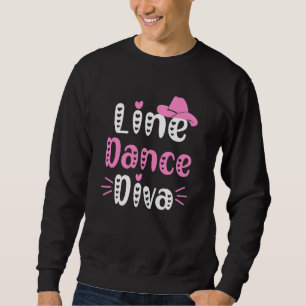 Sweatshirt Country Dance Girls Western Cowgirl Boots Femmes L
