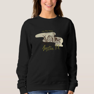 Sweatshirt Country Farm Austin Texas Bad Geography Stupid Jok